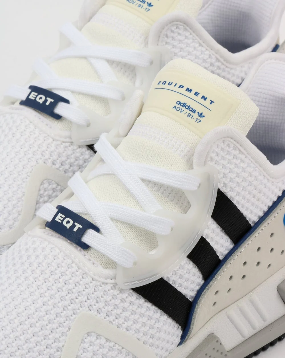 Adidas EQT Cushion ADV Sneakers Weiß/Schwarz/Royal - Image 4