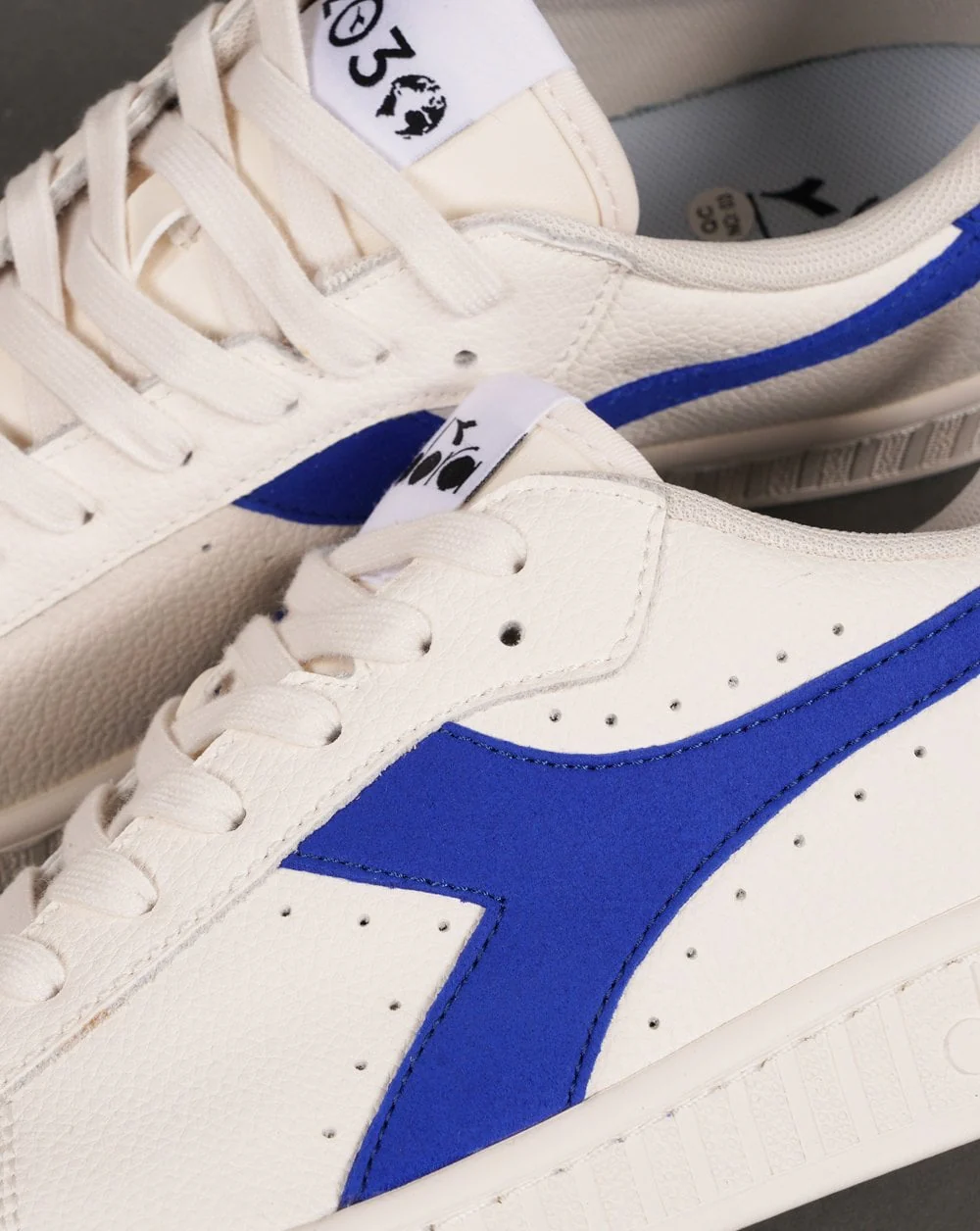 Diadora Game L Low Sneaker Off White/Dark Royal - Image 3