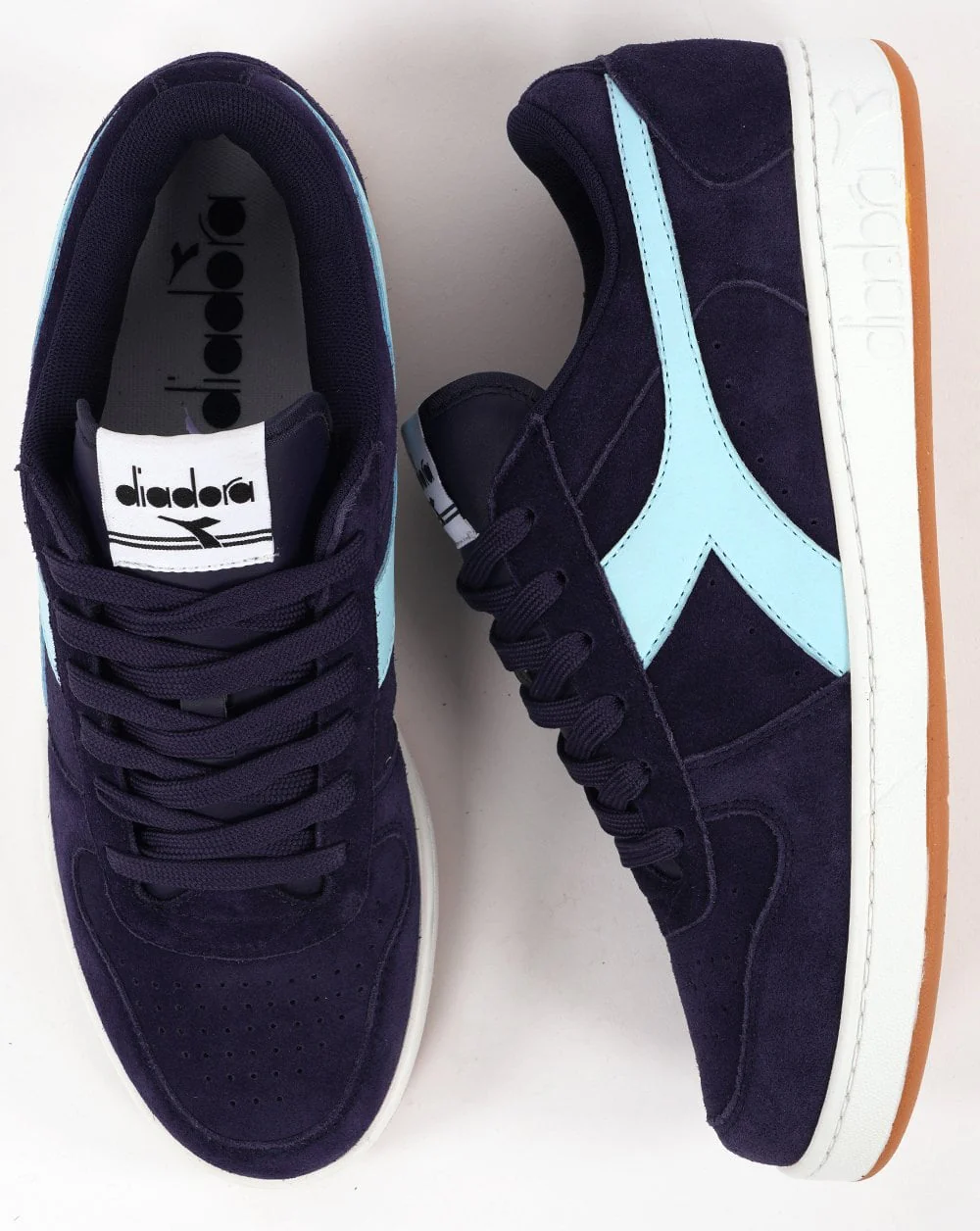 Diadora MB Elite Trainer Navy – Exklusives Sky-Wildleder - Image 5