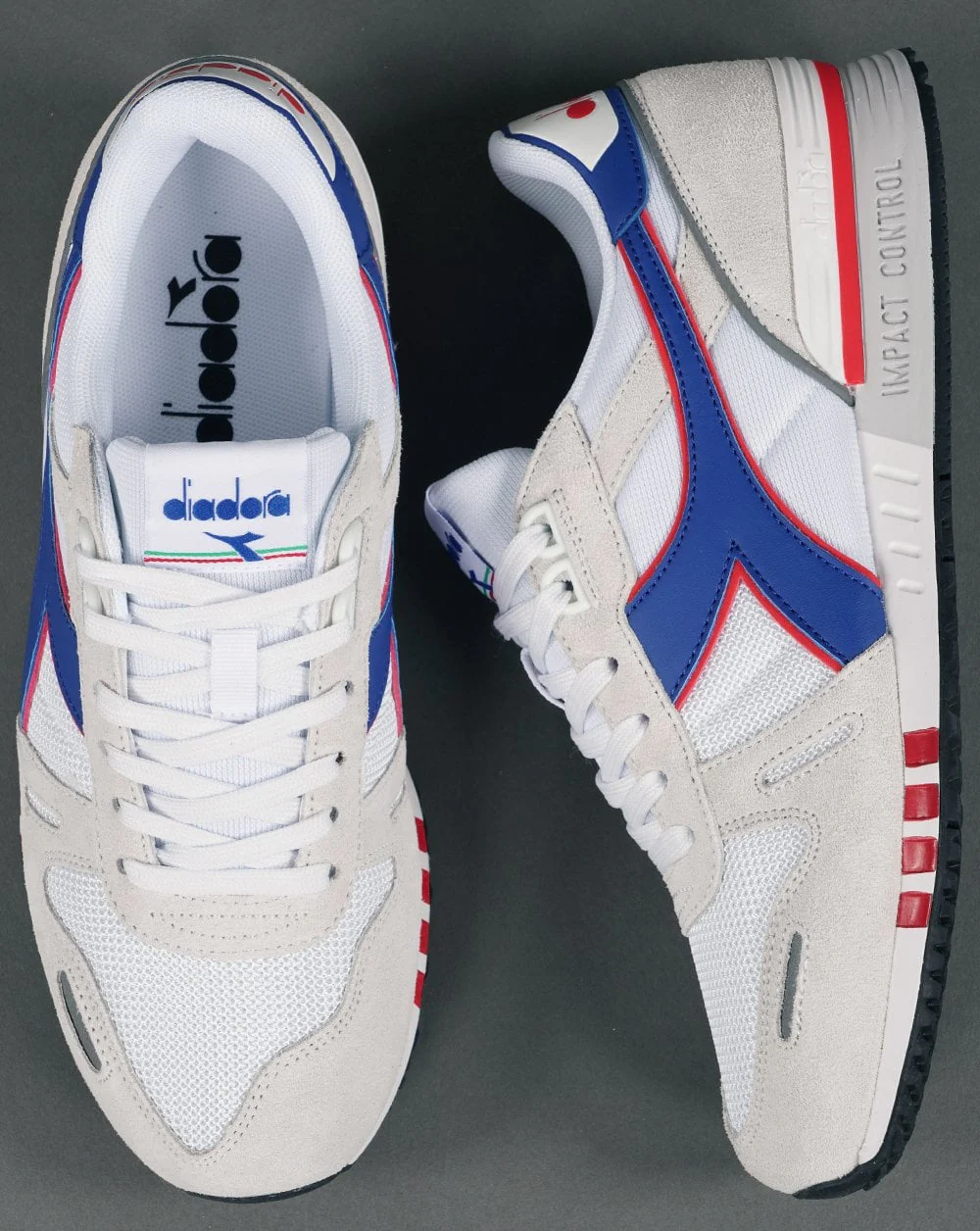 Diadora Titan Seb Trainer Weiß/Blaurot - Image 4
