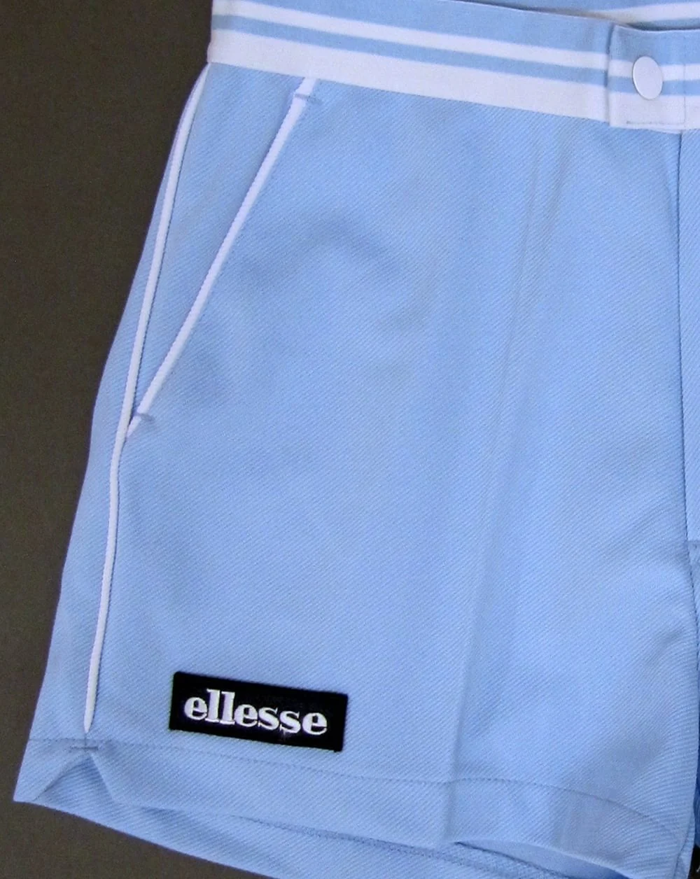 Ellesse – 80er-Tennisshorts, Himmelblau - Image 3