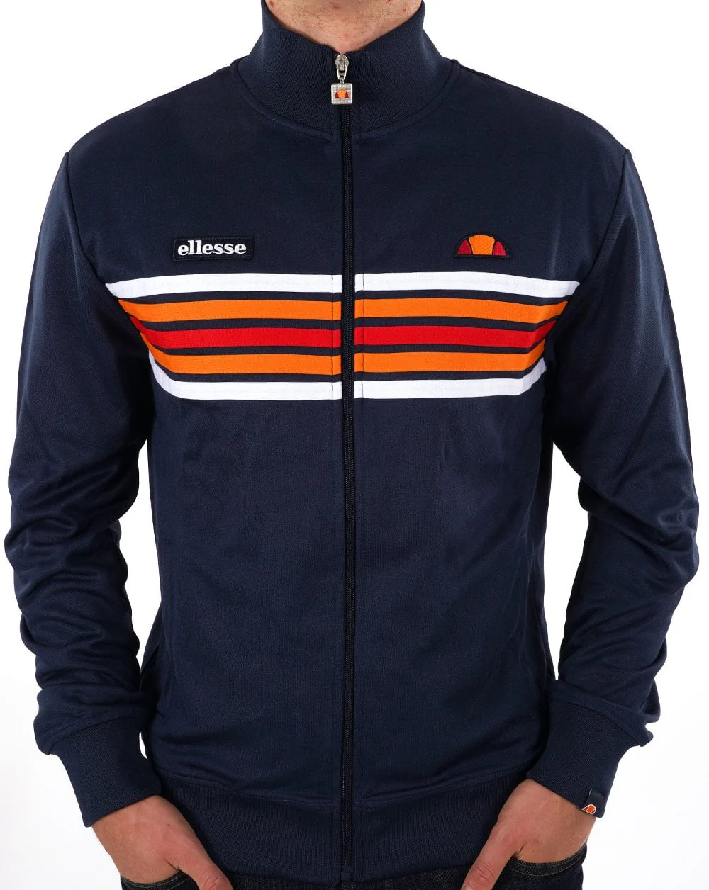 Ellesse – Elite – Trainingsjacke in Marineblau - Image 3