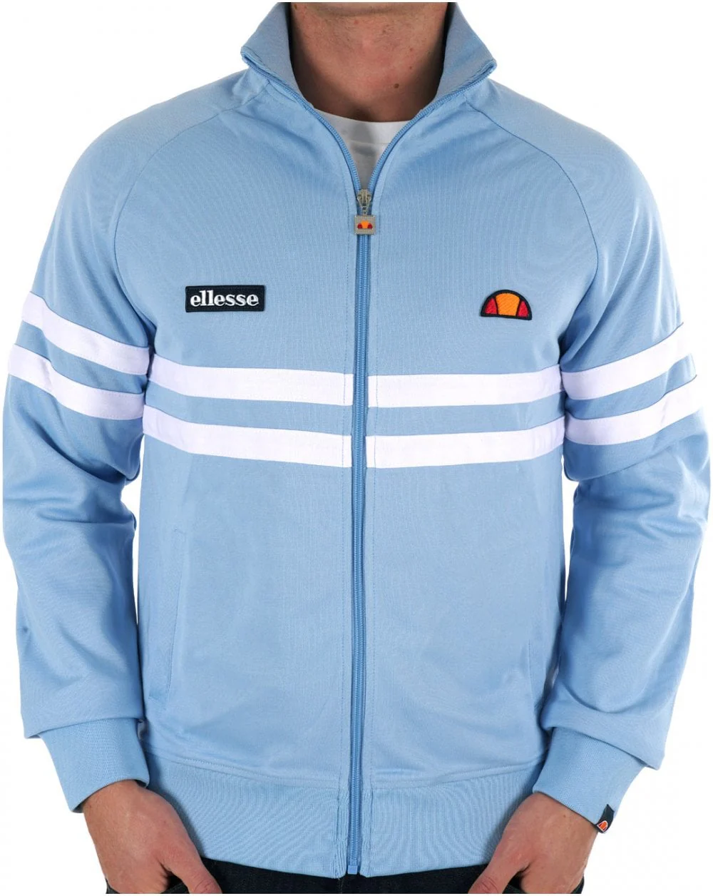 Ellesse Rimini Trainingsjacke Himmelblau/Weiß - Image 3