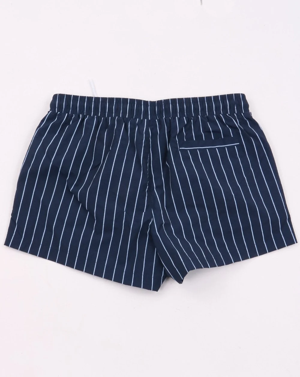 Fila Vintage Pinstripe Badeshorts Marineblau/Himmelblau - Image 3