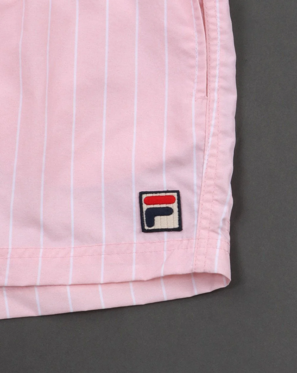 Fila Vintage Pinstripe Badeshorts Rosa - Image 3