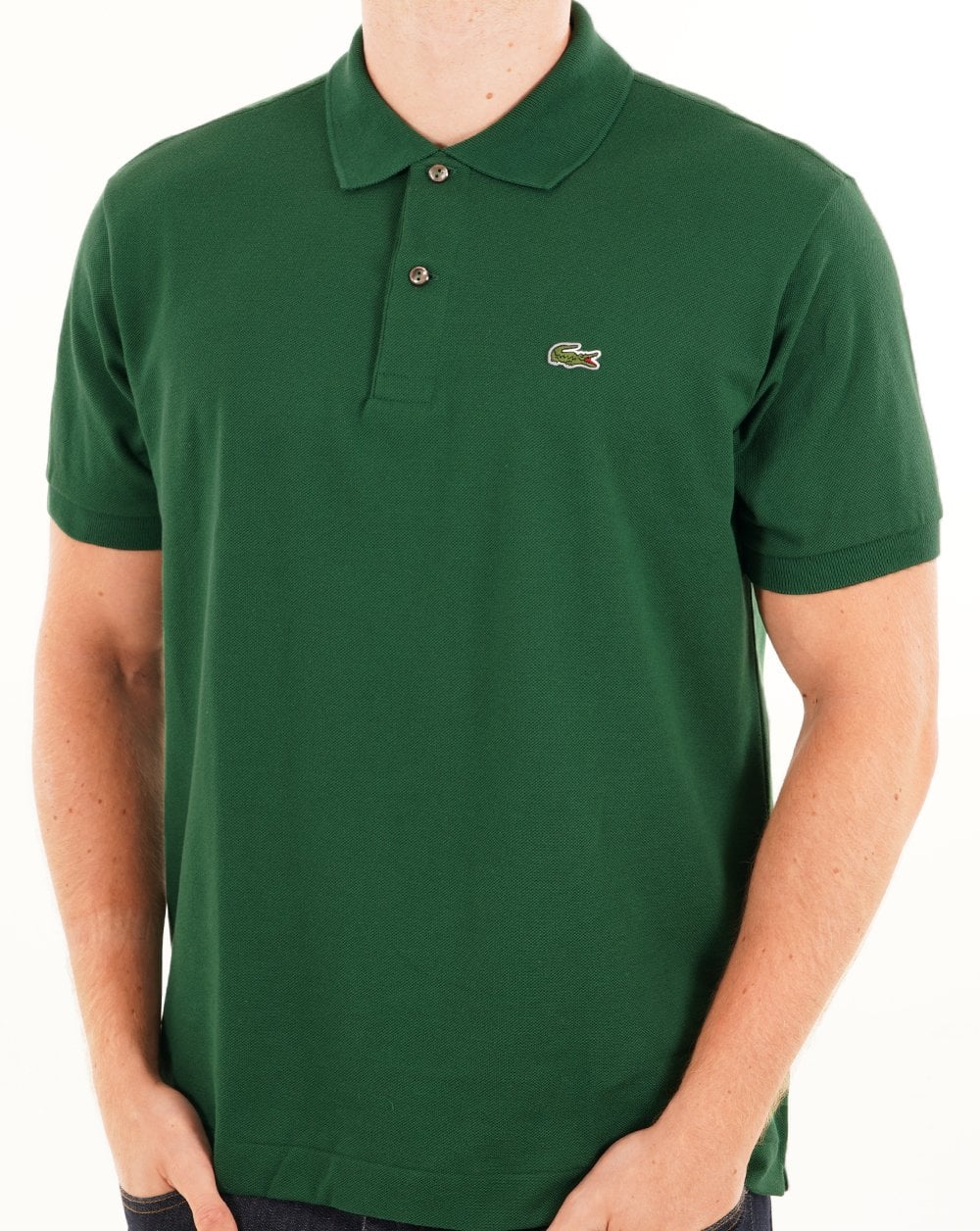 Lacoste Klassisches Poloshirt Grün - Image 3