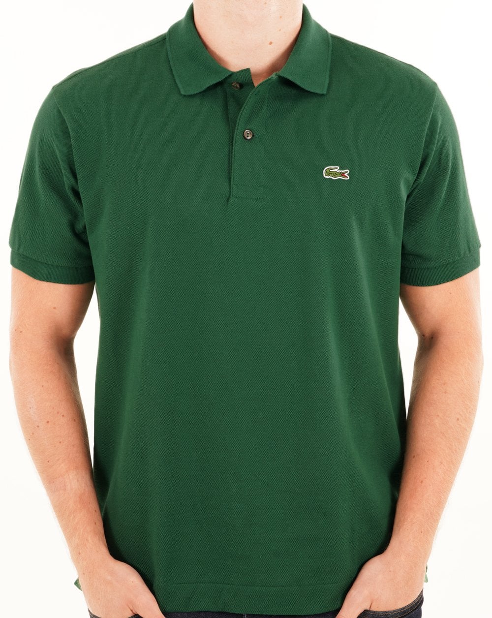 Lacoste Klassisches Poloshirt Grün - Image 5