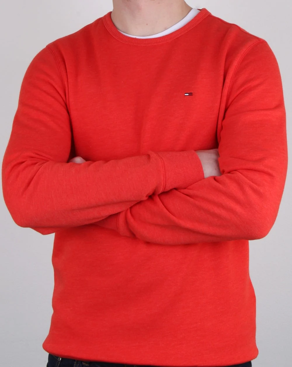 Tommy Hilfiger Baumwollfleece-Sweatshirt Orange - Image 4