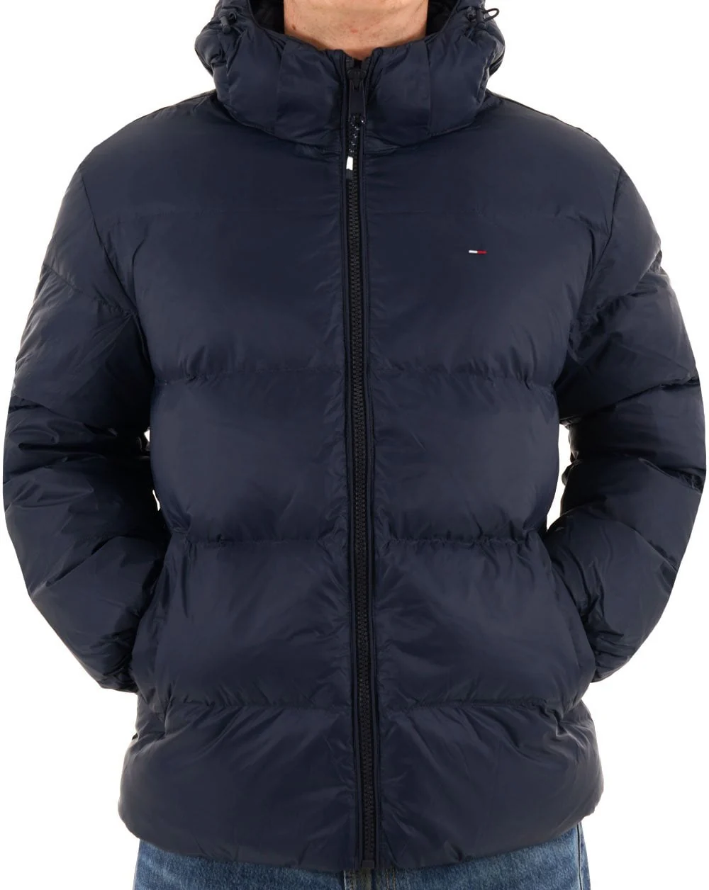 Tommy Jeans – Wasserabweisende Daunenjacke in Marineblau - Image 4